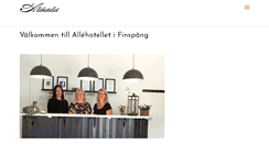 Desktop Screenshot of allehotellet.se
