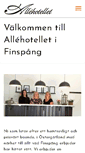 Mobile Screenshot of allehotellet.se